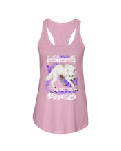 Load image into Gallery viewer, If You Kick Me When I Am Down You Better Pray Trending Ladies Flowy Tank
