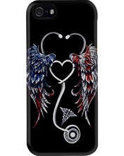 Load image into Gallery viewer, Lovely Coffee Cup Stethoscopes With Wings Gift For Nurse Phone case
