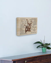 Load image into Gallery viewer, I Love You More Custom Name Deer Gift For Boyfriend Matte Canvas
