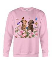 Load image into Gallery viewer, Gift For Dog LoversChesapeake Bay Retriever With Peonies Sweatshirt
