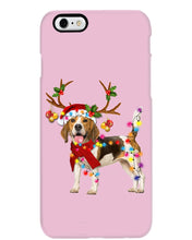 Load image into Gallery viewer, Beagle Gorgeous Reindeer Xmas Lights Gift For Dog Lovers Phone case
