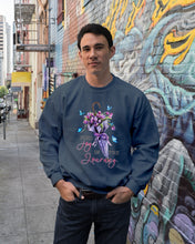 Load image into Gallery viewer, Butterflies Find Joy In The Journey Gift For Daughter Sweatshirt
