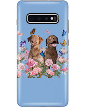 Load image into Gallery viewer, Gift For Dog LoversChesapeake Bay Retriever With Peonies Phone case
