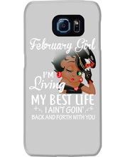 Load image into Gallery viewer, Betty Boop February Girl Living My Best Life Birthday Meaningful Gift Phone case
