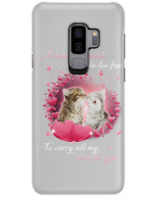 Load image into Gallery viewer, A Hundred Hearts Would Too Few To Carry All My Love For You Cats Gift For Cat Lovers Phone case
