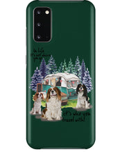Load image into Gallery viewer, Cavalier King It's Who You Travel With Gift For Dog Lovers Phone case
