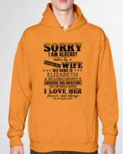 Load image into Gallery viewer, Gift For Husband I Love Here Forever And Always Hoodie
