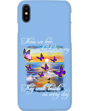Load image into Gallery viewer, Butterfly Sunset On Beach Those We Love Don't Go Away Gift For Lover Phone case

