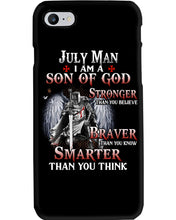 Load image into Gallery viewer, July Man Son Of God Birthday Meaningful Gift For Men Phone case
