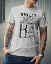Load image into Gallery viewer, Giving For  Dad Let You Know You're Appreciated  Custom Design Guys Tee
