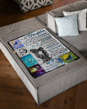 Load image into Gallery viewer, Inside Blanket Is A Piece Of My Heart Mom Gift For Daughter Fleece Blanket

