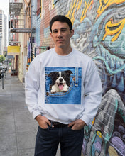 Load image into Gallery viewer, Border Collie In Denim Pocket Gift For Dog Lovers Sweatshirt
