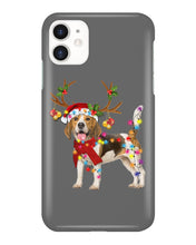 Load image into Gallery viewer, Beagle Gorgeous Reindeer Xmas Lights Gift For Dog Lovers Phone case
