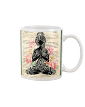 Load image into Gallery viewer, I'm Mostly Peace Love And Light Yoga Gift For Yoga Lovers Mug
