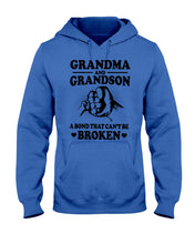 Load image into Gallery viewer, Grandma And Grandson A Bond That Can't Be Broken Custom Design Hoodie
