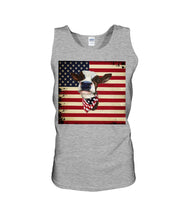 Load image into Gallery viewer, Lovely Phone Case With America Flag Face Gift For Cow Lovers Unisex Tank Top
