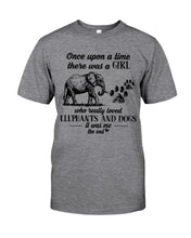 Load image into Gallery viewer, A Girl Really Loved Elephants And Dogs  Special Custom Design Guys Tee
