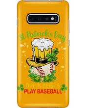 Load image into Gallery viewer, Baseball Drink Beer Day St Patrick's Day Gift For Baseball Lovers Phone case
