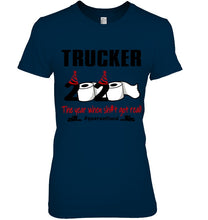 Load image into Gallery viewer, 2020 The Year When Shit Got Real Quarantined Gift For Trucker Ladies Tee

