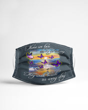 Load image into Gallery viewer, Butterfly Sunset On Beach Those We Love Don't Go Away Gift For Lover Cloth Face Mask
