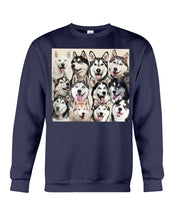 Load image into Gallery viewer, Many Love Husky Siberian On Phone Case Gift For Husky Lovers Sweatshirt
