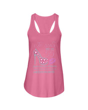 Load image into Gallery viewer, Je Suis Nee En 55 Je Ne Suis Peut-Être Pas Birthday Gift For Grandma Ladies Flowy Tank
