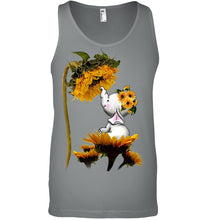 Load image into Gallery viewer, Elephant Sunflower Special Custom Design For Cute Girls Unisex Tank Top
