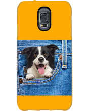 Load image into Gallery viewer, Border Collie In Denim Pocket Gift For Dog Lovers Phone case
