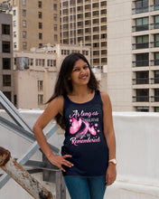 Load image into Gallery viewer, As Long As I Breathe You'll Be Remembred Custom Gift For Family Ladies Flowy Tank
