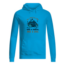 Load image into Gallery viewer, All I Need IS Love And A Camera And A Dog Gift For Dog Lovers Hoodie
