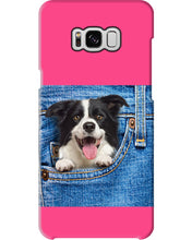 Load image into Gallery viewer, Border Collie In Denim Pocket Gift For Dog Lovers Phone case
