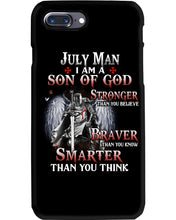 Load image into Gallery viewer, July Man Son Of God Birthday Meaningful Gift For Men Phone case
