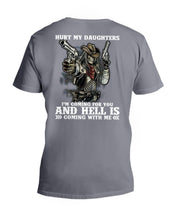 Load image into Gallery viewer, I'm Coming For You And Hell Is Coming With Me Guys V-Neck
