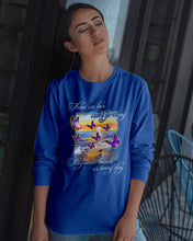Load image into Gallery viewer, Butterfly Sunset On Beach Those We Love Don't Go Away Gift For Lover Unisex Long Sleeve
