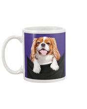 Load image into Gallery viewer, Cavalier King Charles Spaniel In Pocket - Dogs Lovers Gift Mug
