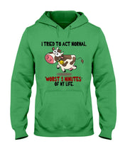 Load image into Gallery viewer, Cow Worst 5 Minutes Gift For Cow Lovers Hoodie
