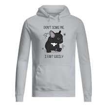 Load image into Gallery viewer, Don't Scare Me I Fart Easily Gift For Dog Lovers Hoodie
