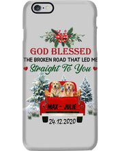 Load image into Gallery viewer, Golden Retriever X-mas Road Gift For Dog Lovers Phone case
