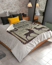 Load image into Gallery viewer, Hunting Deer You And Me Hand In Hand Gift For Wife Sherpa Blanket
