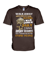 Load image into Gallery viewer, I Am A May Grumpy Old Man Custom Design For Birthday Gift Guys V-Neck
