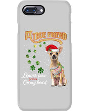 Load image into Gallery viewer, A True Friend Loves Paws On My Heart Gift For Dog Lovers Phone case
