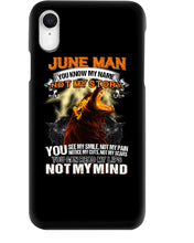 Load image into Gallery viewer, June Man You Know My Name Not My Sotry You See My Smile Trending Phone case
