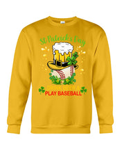 Load image into Gallery viewer, Baseball Drink Beer Day St Patrick's Day Gift For Baseball Lovers Sweatshirt
