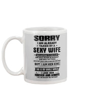 Load image into Gallery viewer, Gift For Husband Taken By An August Sexy Wife Who Happens To Cuss A Lot Mug
