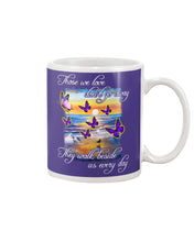 Load image into Gallery viewer, Butterfly Sunset On Beach Those We Love Don't Go Away Gift For Lover Mug
