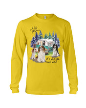 Load image into Gallery viewer, Cavalier King It's Who You Travel With Gift For Dog Lovers Unisex Long Sleeve
