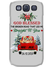 Load image into Gallery viewer, Golden Retriever X-mas Road Gift For Dog Lovers Phone case
