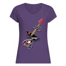 Load image into Gallery viewer, Funny Bass Inside Gift For Music Lovers Ladies V-Neck
