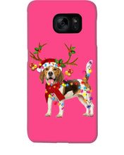 Load image into Gallery viewer, Beagle Gorgeous Reindeer Xmas Lights Gift For Dog Lovers Phone case
