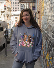 Load image into Gallery viewer, Gift For Dog LoversChesapeake Bay Retriever With Peonies Hoodie
